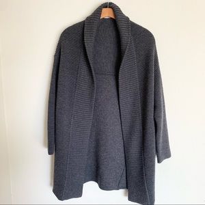 Aritzia Babaton Charcoal Grey Cardigan